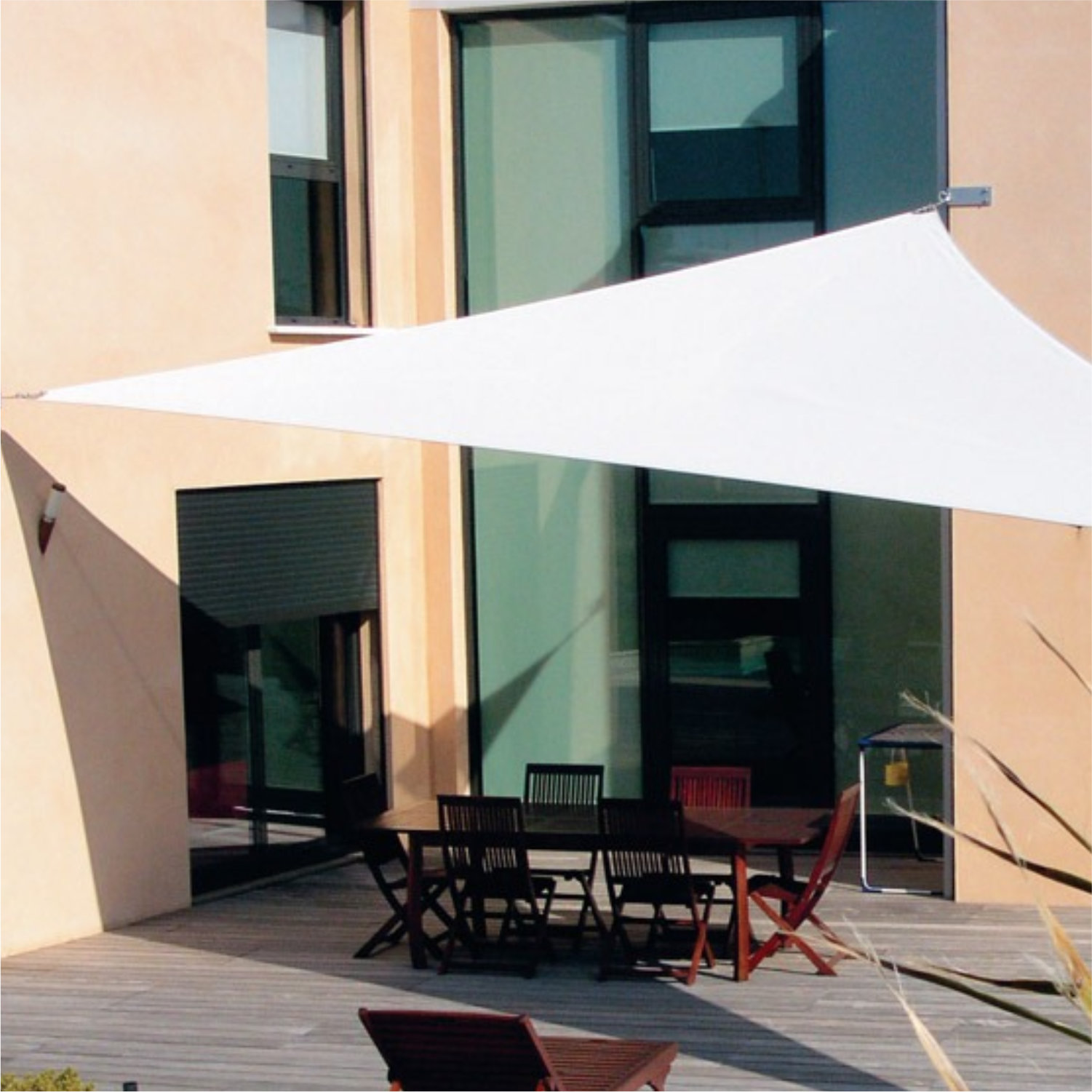 Voile d'ombrage pour terrasse, cour et jardin